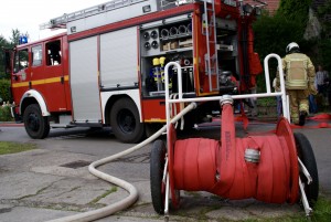 Feuerwehr Cossebaude unterstützt