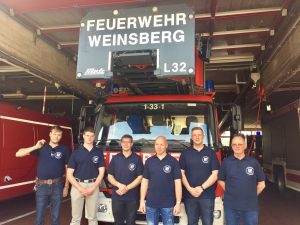 Feuerwehr Cossebaude zu Besuch in Weinsberg