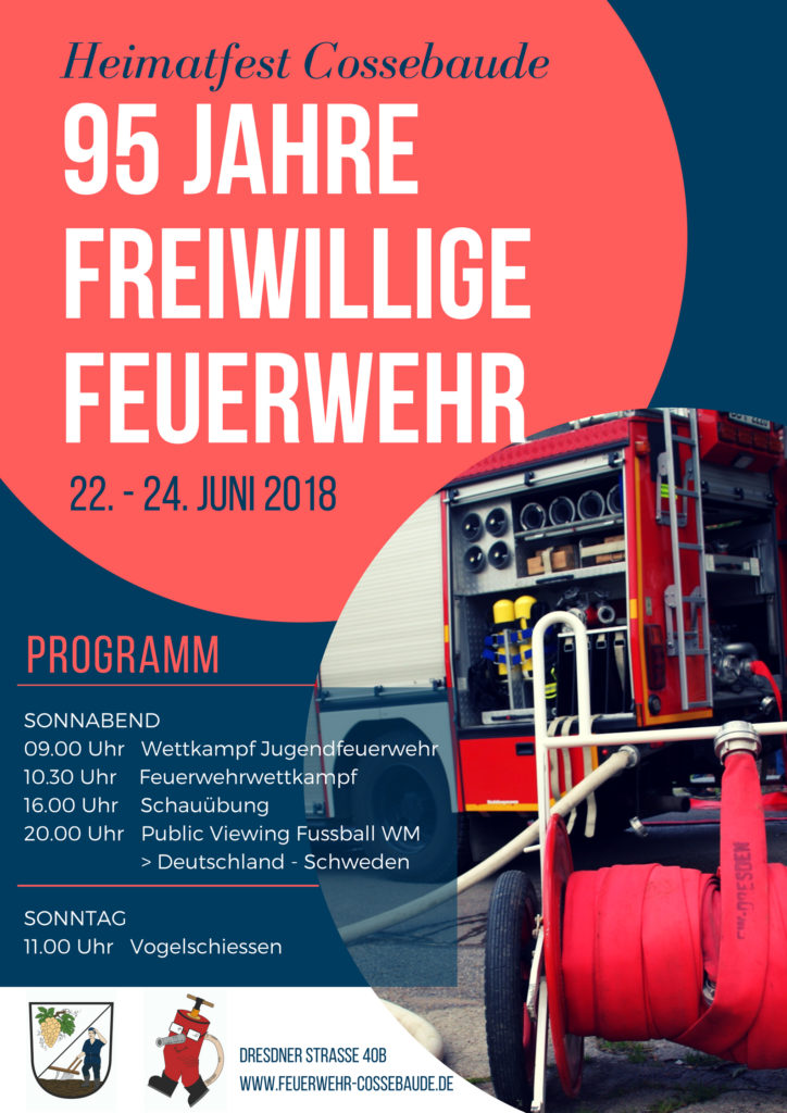 Heimatfest Cossebaude - 95 Jahre Freiwillige Feuerwehr