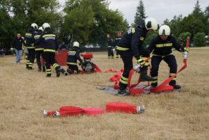 Angriffstrupp beim Wettkampf